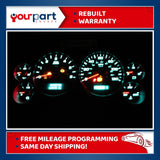 07-12 1500 2500 SILVERADO SIERRA SPEEDOMETER INSTRUMENT CLUSTER 25861652 REMAN