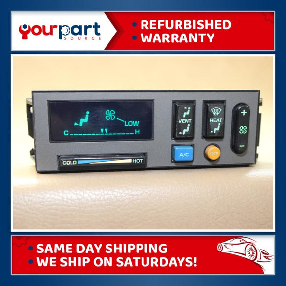 REMAN 88-90 CHEVY GMC 1500 C1500 SUBURBAN CLIMATE AC TEMP HEATER GREY AND BLACK