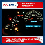 03-04 DURAMAX 6.6L TRANS TEMP INSTRUMENT CLUSTER SPEEDOMETER 15114659 DIESEL OEM