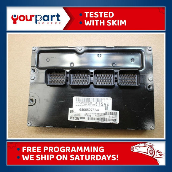 05 GRAND CHEROKEE 4.7L 4X4 ECU ECM PCM ENGINE COMPUTER UNIT 68055273AA PROBADA