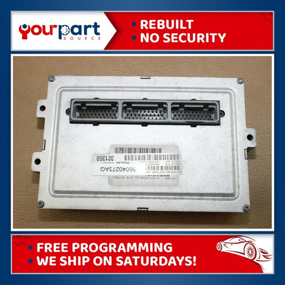 01 DODGE RAM 1500 2500 3500 5.9L ECU ECM PCM ENGINE COMPUTER 56040273AG REBUILT