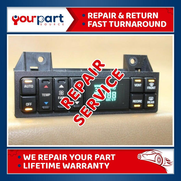 REPAIR SERVICE 95-99 BUICK LESABRE RIVIERA PARK AVE DIGITAL CLIMATE HEATER AC