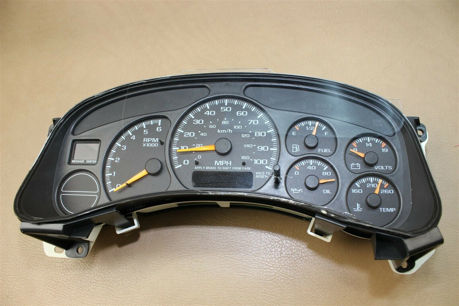 tahoe instrument cluster repair