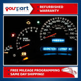03-04 2500 SILVERADO SIERRA TRANS TEMP INSTRUMENT CLUSTER SPEEDOMETER 15182147