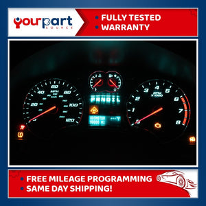 07-09 CHEVY EQUINOX INSTRUMENT CLUSTER SPEEDOMETER 1309640C FREE PROGRAMMING