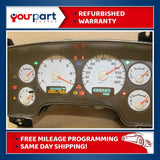 02-03 RAM 1500 2500 SPEEDOMETER GAUGES INSTRUMENT CLUSTER 56000953 W KEY LOCK