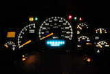 99-02 SILVERADO 2500 INSTRUMENT CLUSTER SPEEDOMETER 15758079 TRANS TEMP REMAN