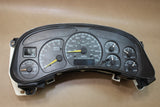99-02 SILVERADO 2500 INSTRUMENT CLUSTER SPEEDOMETER 15758079 TRANS TEMP REMAN