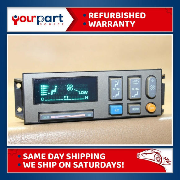 REMAN 91-94 CHEVY GMC 1500 2500 SUBURBAN CLIMATE HEATER AC TEMP CONTROL RECIR