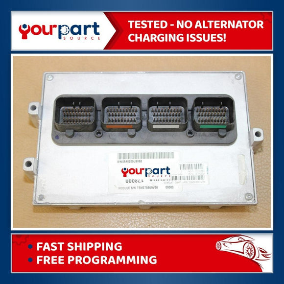 07 JEEP WRANGLER 3.8L AT ECU ECM PCM ENGINE CONTROL COMPUTER 05187157AK TESTED