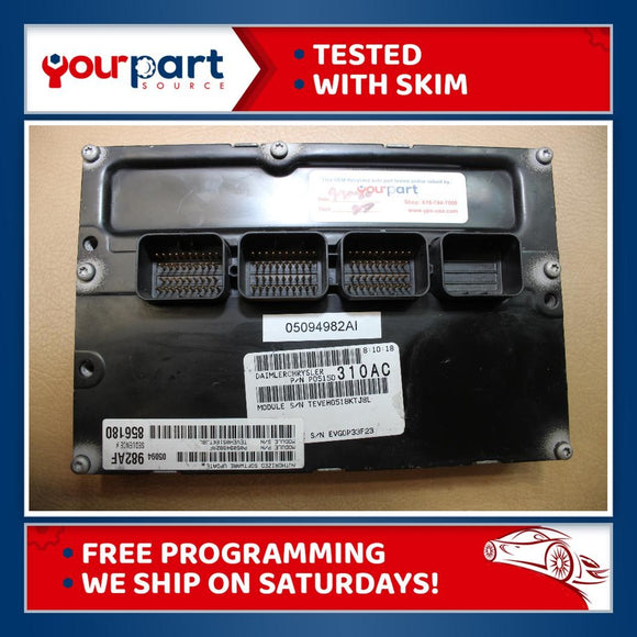 08 DODGE CHARGER MAGNUM 300 5.7L PCM ECM ECU ENGINE COMPUTER 05094982AI PROBADA