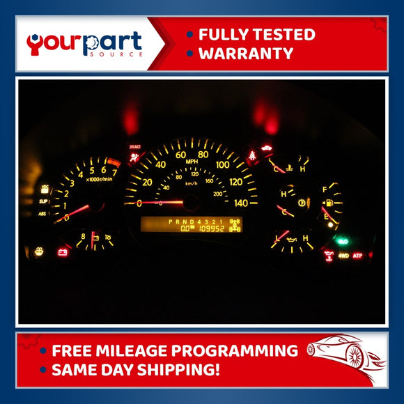 05-07 NISSAN TITAN ARMADA INSTRUMENT SPEEDOMETER CLUSTER 4x4 24810-7S01A TESTED
