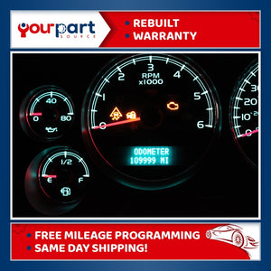 10-11 1500 2500 GMC SIERRA YUKON SPEEDOMETER INSTRUMENT CLUSTER 20964186 REMAN