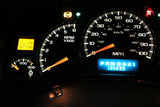 99-02 SIERRA 2500 INSTRUMENT CLUSTER SPEEDOMETER TRANS TEMPERATURE GAUGE REBUILT