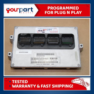 07 DODGE NITRO 4.0L AT 4X4 ECU ECM PCM ENGINE CONTROL COMPUTER FREE PROGRAMMING