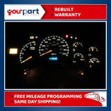 99-02 1500 SILVERADO MT MANUAL SPEEDOMETER INSTRUMENT CLUSTER 15758077 REBUILT