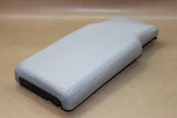 98-02 LINCOLN TOWN CAR CENTER CONSOLE ARM REST LEATHER LID ARMREST LIGHT GREY