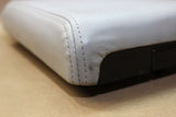 98-02 LINCOLN TOWN CAR CENTER CONSOLE ARM REST LEATHER LID ARMREST LIGHT GREY