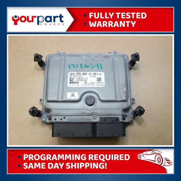 08-11 MERCEDES-BENZ C300 ECU ECM ENGINE COMPUTER A2729004400 0261209570 TESTED