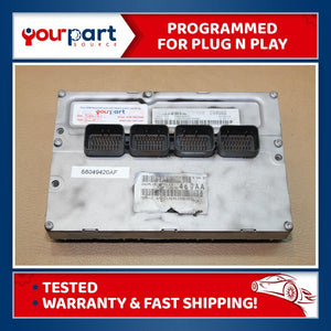 2010 2.7L SEDAN AVENGER SEBRING ECU ECM PCM ENGINE COMPUTER 68049421AF PROBADA