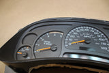 03-04 2500 SILVERADO SIERRA TRANS TEMP INSTRUMENT CLUSTER SPEEDOMETER 15114650