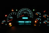 03-04 2500 3500 DENALI INSTRUMENT CLUSTER SPEEDOMETER 15114647 TRANS TEMP REMAN