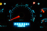 99-02 CHEVY 1500 TAHOE INSTRUMENT CLUSTER SPEEDOMETER 16264095 OVERLAY BLUE LEDs