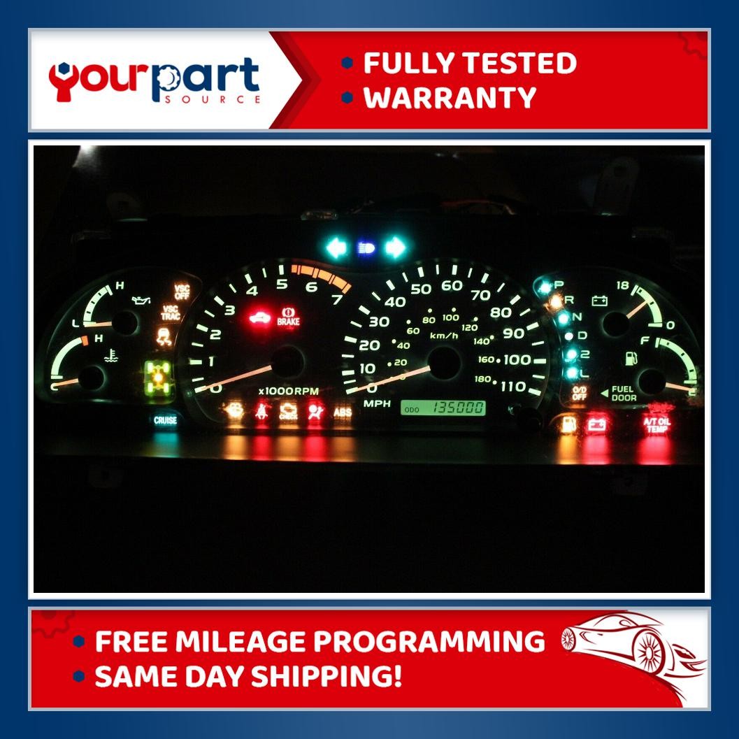 01-04 TOYOTA SEQUOIA 4X4 INSTRUMENT SPEEDOMETER GAUGE