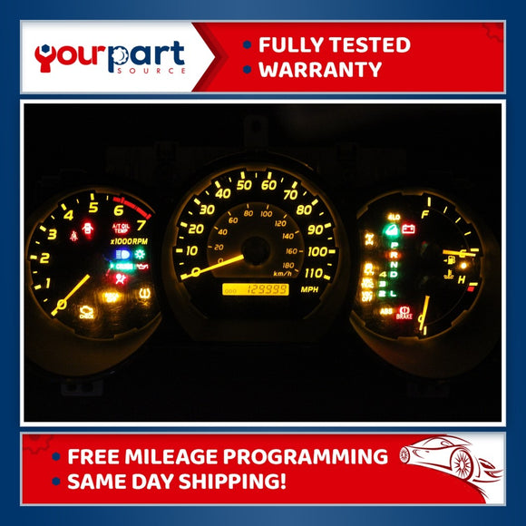 03-05 TOYOTA 4RUNNER 4.7L INSTRUMENT CLUSTER SPEEDOMETER 83800-35C30 TESTED