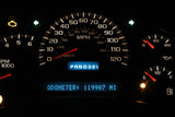 03-04 2500 SIERRA SILVERADO INSTRUMENT CLUSTER SPEEDOMETER TRANS TEMP 15114650