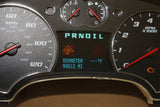 07-09 CHEVY EQUINOX INSTRUMENT CLUSTER SPEEDOMETER GAUGES GMT 191 BS 20824300
