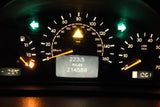 00-03 MERCEDES CLK320 CLK430 INSTRUMENT SPEEDOMETER CLUSTER A 208 540 57 11 214k