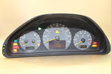 00-03 MERCEDES CLK320 CLK430 INSTRUMENT SPEEDOMETER CLUSTER A 208 540 57 11 214k