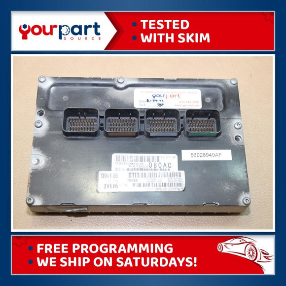 05 DODGE DURANGO 4.7L ECU ECM PCM ENGINE CONTROL COMPUTER 56028949AF TESTED