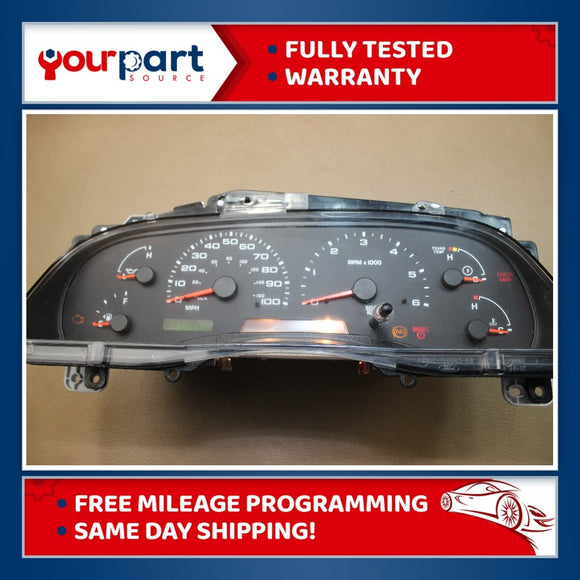 02-04 F-250 F-350 SD GAS INSTRUMENT CLUSTER SPEEDOMETER 4C34-10849-FC TESTED