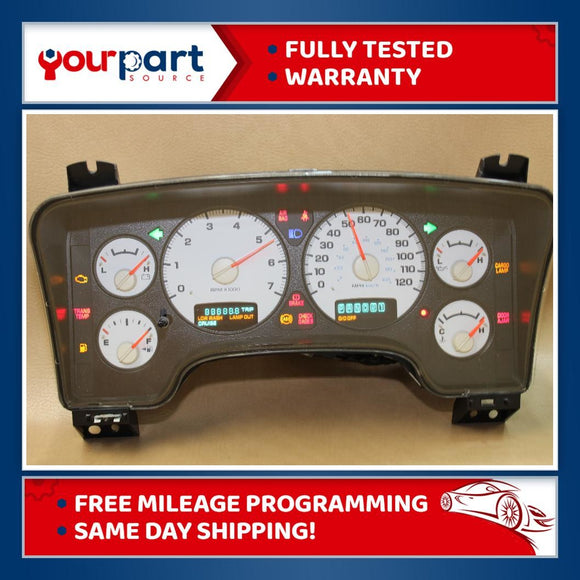 2002 DODGE RAM 1500 2500 INSTRUMENT SPEEDOMETER CLUSTER 56045618AE TESTED