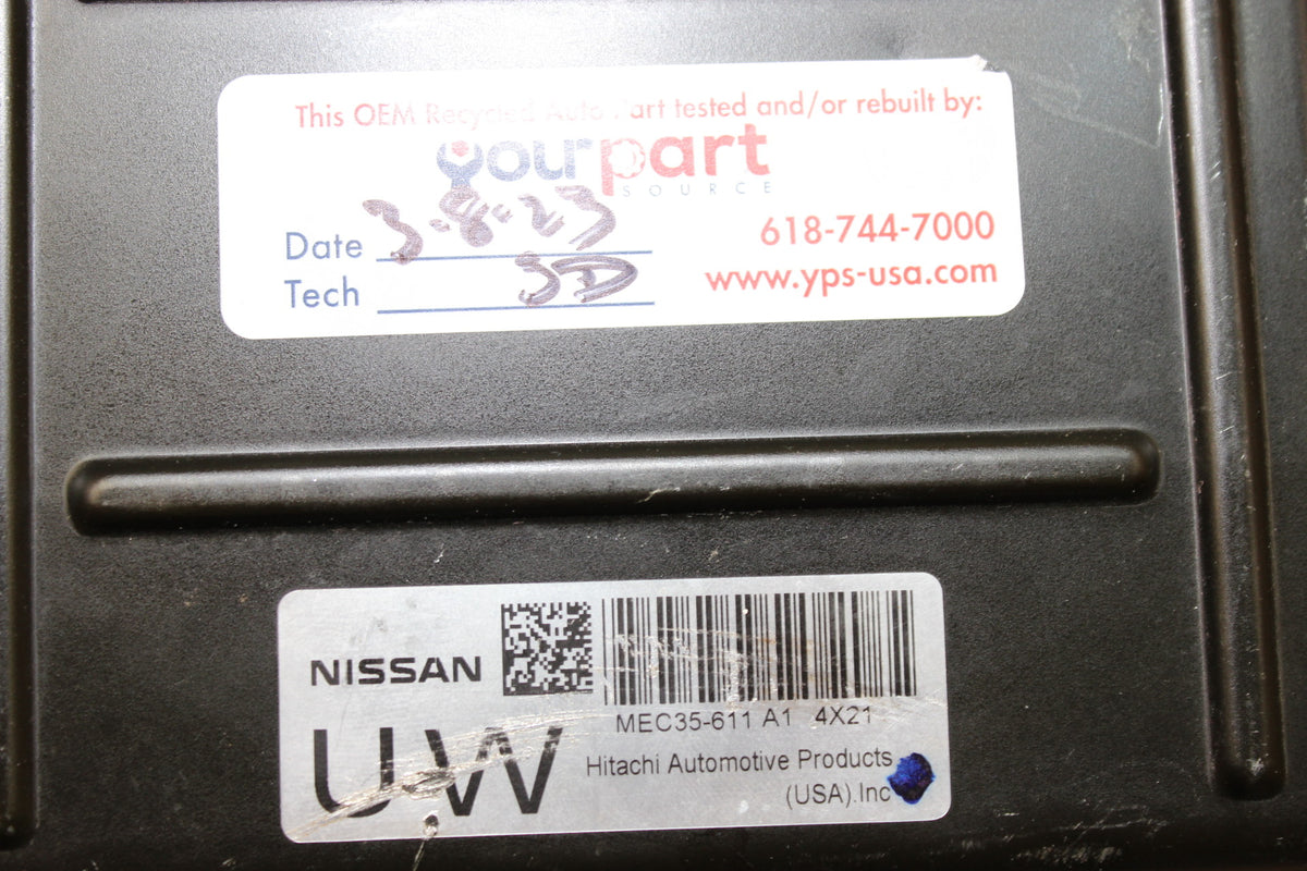 05 PATHFINDER FRONTIER 4.0L PCM ECU ECM ENGINE COMPUTER MEC35-611 A1 U ...
