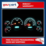 07-12 1500 SIERRA SILVERADO INSTRUMENT CLUSTER SPEEDOMETER 28103111 25861666 OEM