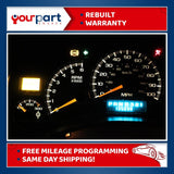 99-02 SILVERADO 2500 INSTRUMENT CLUSTER SPEEDOMETER 09363065 TRANS TEMP REMAN