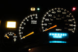 99-02 SILVERADO 2500 INSTRUMENT CLUSTER SPEEDOMETER 09363065 TRANS TEMP REMAN