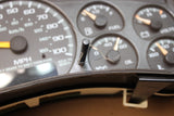 99-02 SILVERADO 2500 INSTRUMENT CLUSTER SPEEDOMETER 09363065 TRANS TEMP REMAN