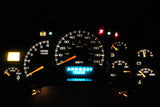 99-02 SILVERADO 2500 INSTRUMENT CLUSTER SPEEDOMETER 09363065 TRANS TEMP REMAN