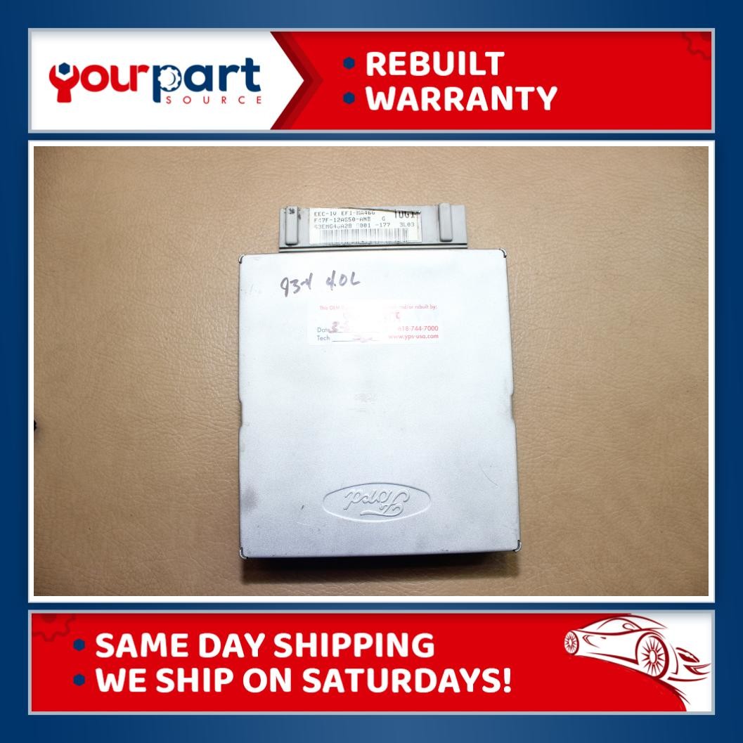 Ford Ranger Ecm Problems 93-94 FORD RANGER 4.0L PCM ECU ECM ENGINE COMPUTER F47F-12A650-ANB REB ...