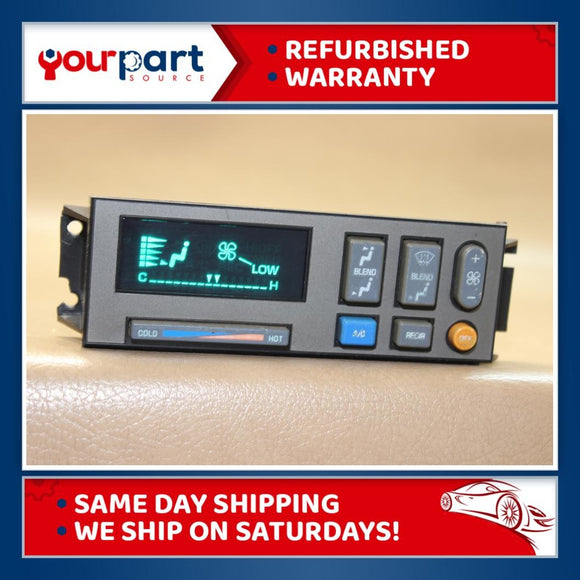 REMAN 91-94 CHEVY GMC 1500 2500 SUBURBAN CLIMATE HEATER AC TEMP CONTROL RECIR