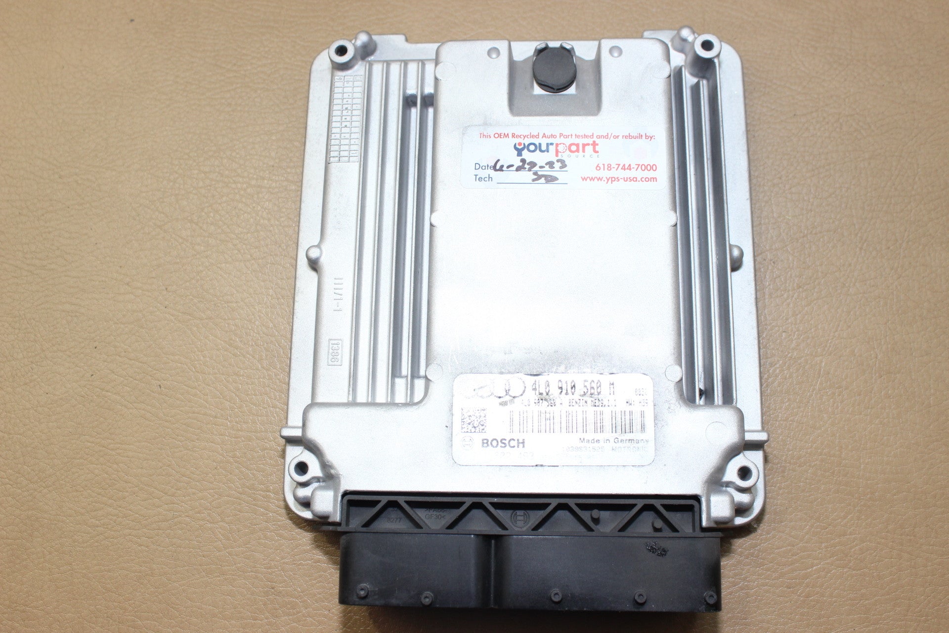 07 AUDI Q7 4.2L ECU ECM PCM ENGINE CONTROL COMPUTER MODULE 4L0 910 560 ...