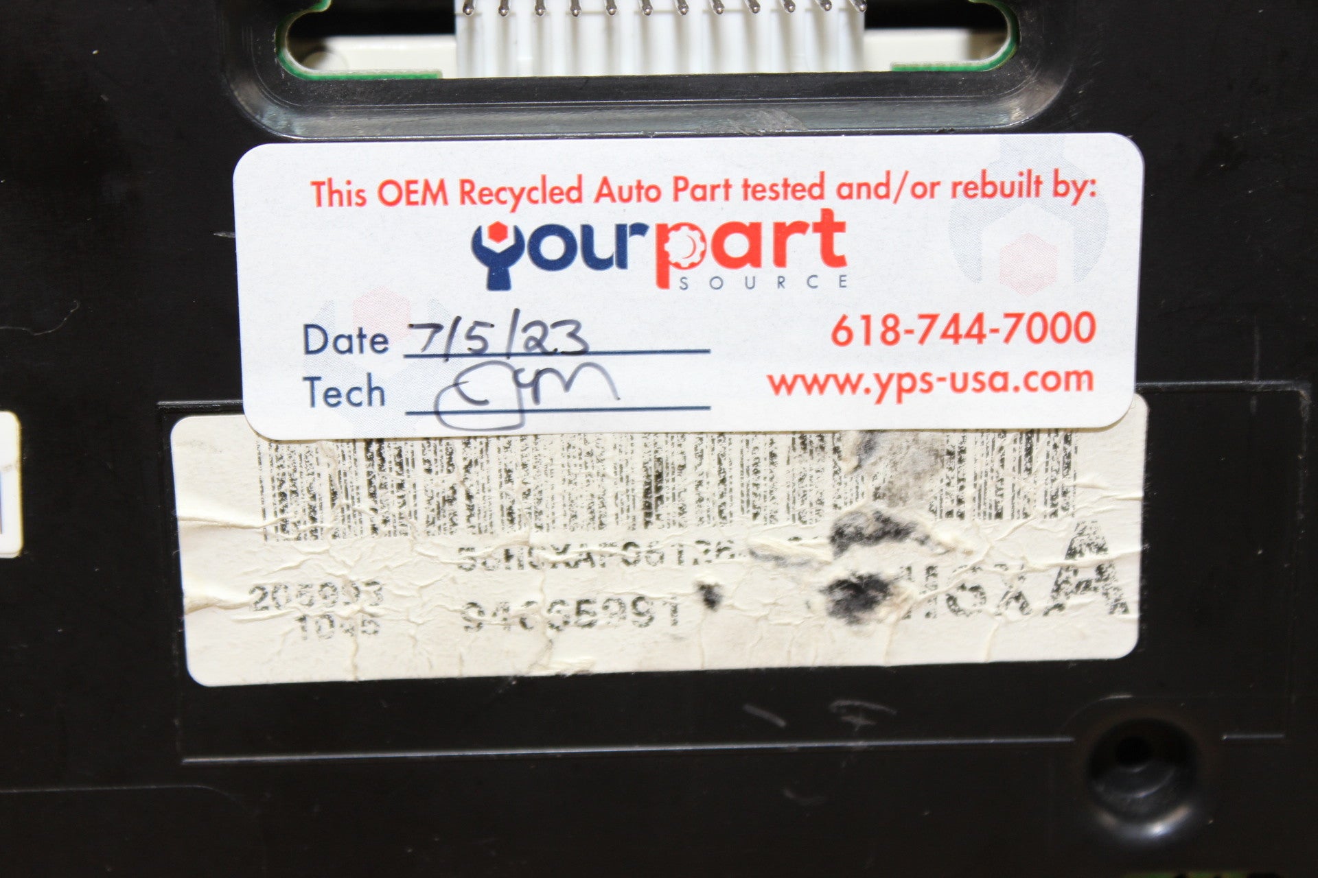 03-07 CHEVY TOPKICK KODIAK DIESEL INSTRUMENT CLUSTER