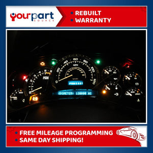 03-05 CADILLAC ESCALADE OEM INSTRUMENT CLUSTER SPEEDOMETER 15135660 REBUILT