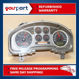 07-08 FORD F-150 INSTRUMENT CLUSTER GAUGES SPEEDOMETER 7L34-10849-CAB FX4