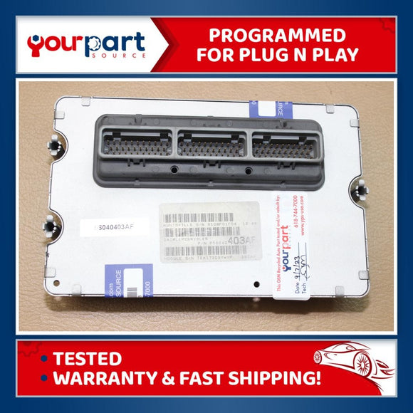 2000 DODGE RAM VAN 2500 3500 5.9L ECU ECM PCM ENGINE COMPUTER 56040403 TESTED