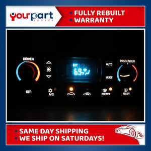 97-04 C5 CHEVY CORVETTE CLIMATE HEATER TEMPERATURE A/C CONTROL REBUILT 09380441